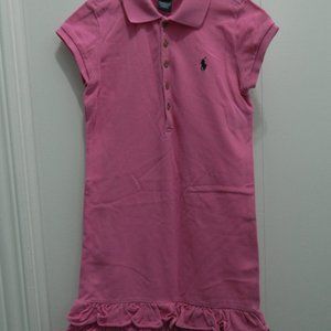 RALPH LAUREN Girls Polo Dress Size M (8/10)